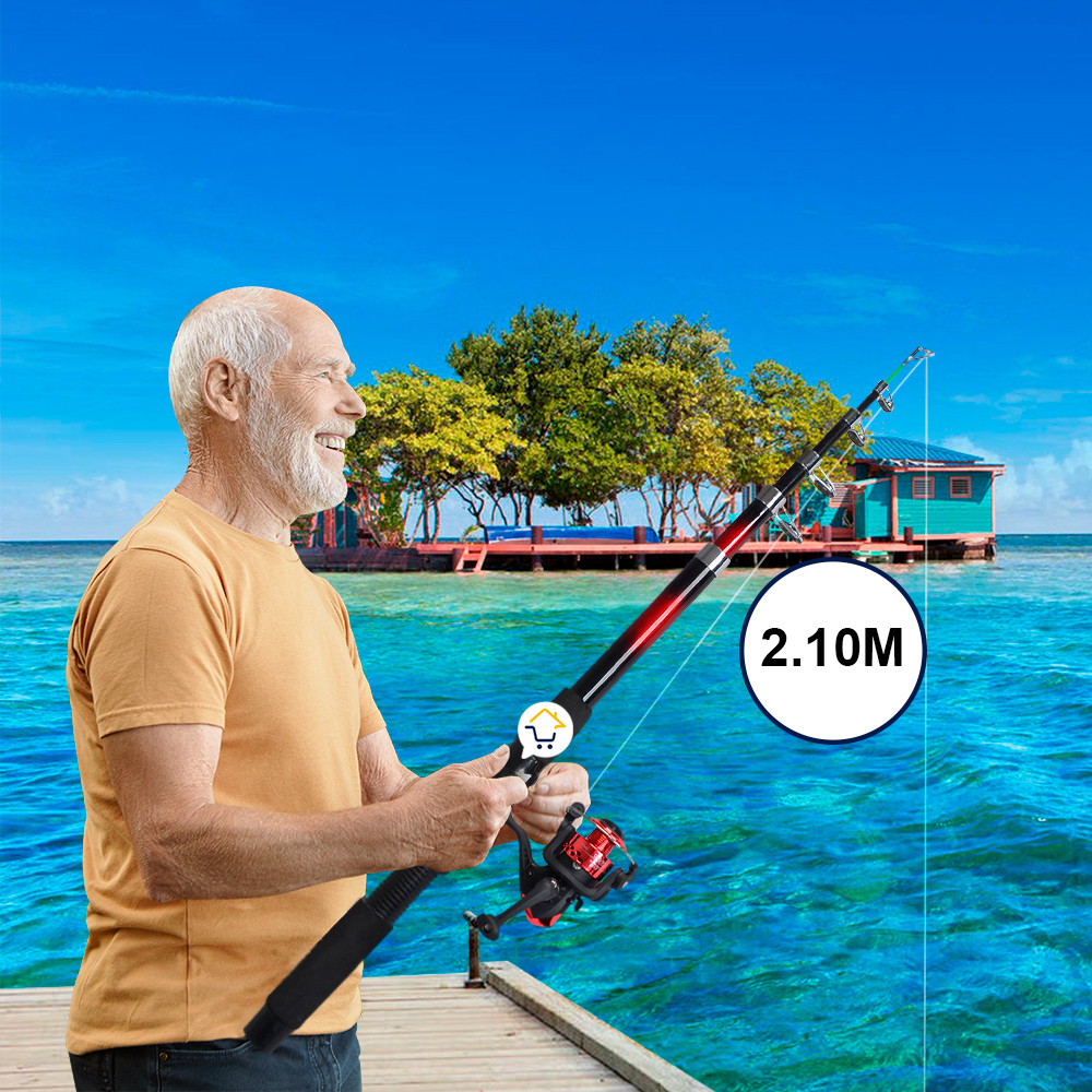 Miniatura 7 de Caña De Pescar 2.10 Mts Anzuelos SY200